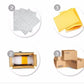 Multi Size Square Ribbon Jewelry Box