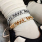 Zenat Iced Out Chunky Cuban Anklet for Women