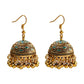 Zenat Trendy Indian Jhumka Charm Stud Earrings