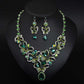 Zenat Butterfly Necklace Earrings Set