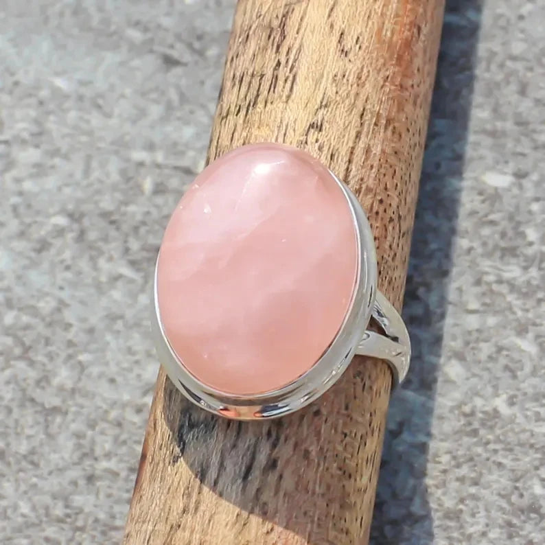 Zenat Pink Zirconia Trendy Sweet and Romantic Engagement Rings