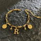 Named Letters 18K Gold-plated Stainless Steel Bracelet