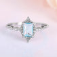 Zenat Sea Blue Cubic Zirconia Women’s Ring