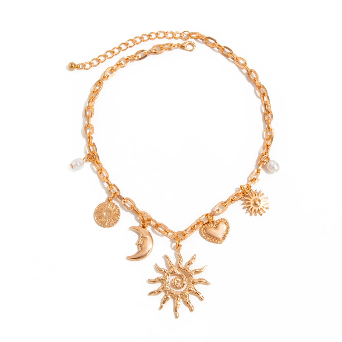Zenat Ingemark 2025 Heart Sun Moon Pendant