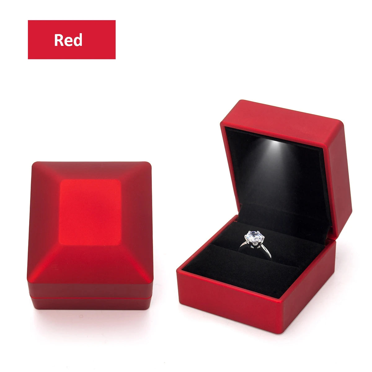 Crown Jewelry Box With Lighted LED