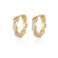 Stainless Steel Evil Eye Earrings for Women 2024 Trend Gold Color Round Circle Hoop Earrings Luxury Wedding Jewelry aretes