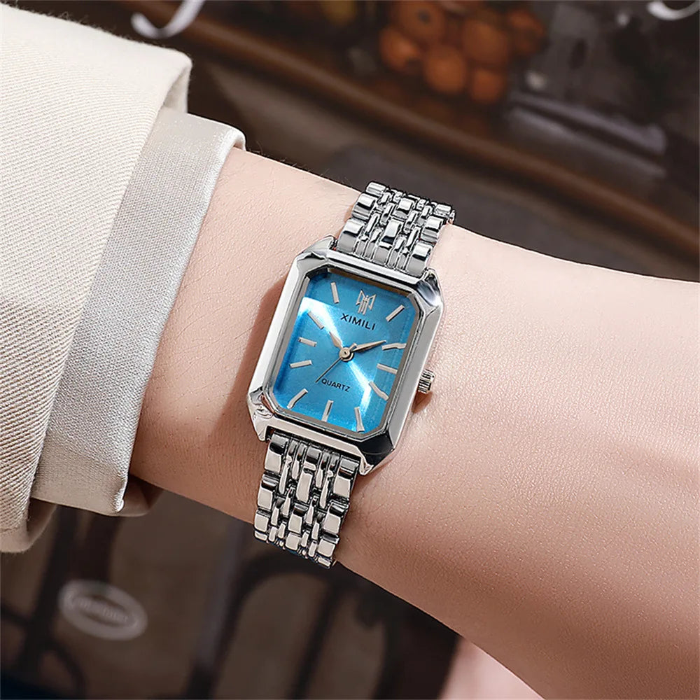 Zenat Gold Luxury Strap Wristwatches