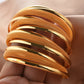 Shiny Bangles for Women Adjustable Bracelet