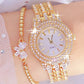 Zenat Zircon Studded Watch For women