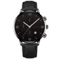 Zenat Geneva Wristwatch Alloy Case Leather