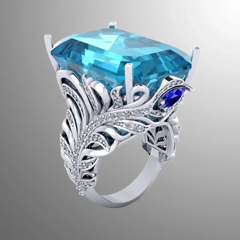 Zenat Sparkling Crystal Zircon Women's Ring