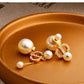 Zenat Elegant Pearl Earrings – Sweet Daily & Party Wear