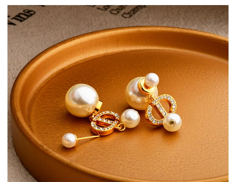 Zenat Elegant Pearl Earrings – Sweet Daily & Party Wear