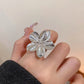 Zenat 2PC Stainless Steel Flower Earrings – Trendy Party