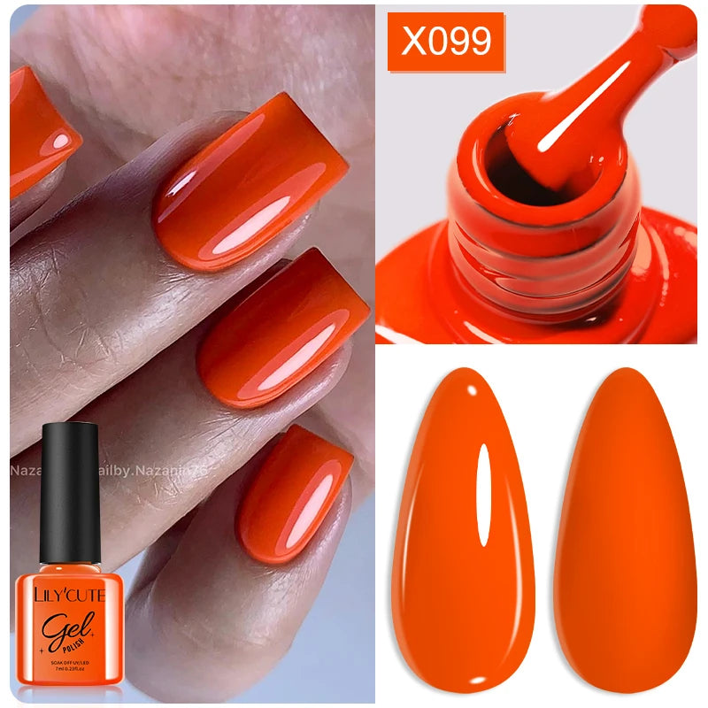 Zenat Red Autumn Winter Gel Nail Polish