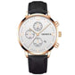Zenat Geneva Wristwatch Alloy Case Leather