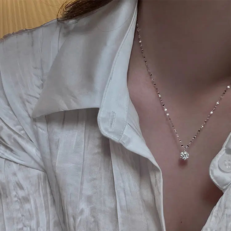 Fashion Trend Unique Design Elegant Delicate Light Luxury Green Zircon Necklace Women Jewelry Party Premium Stud Earrings Gift