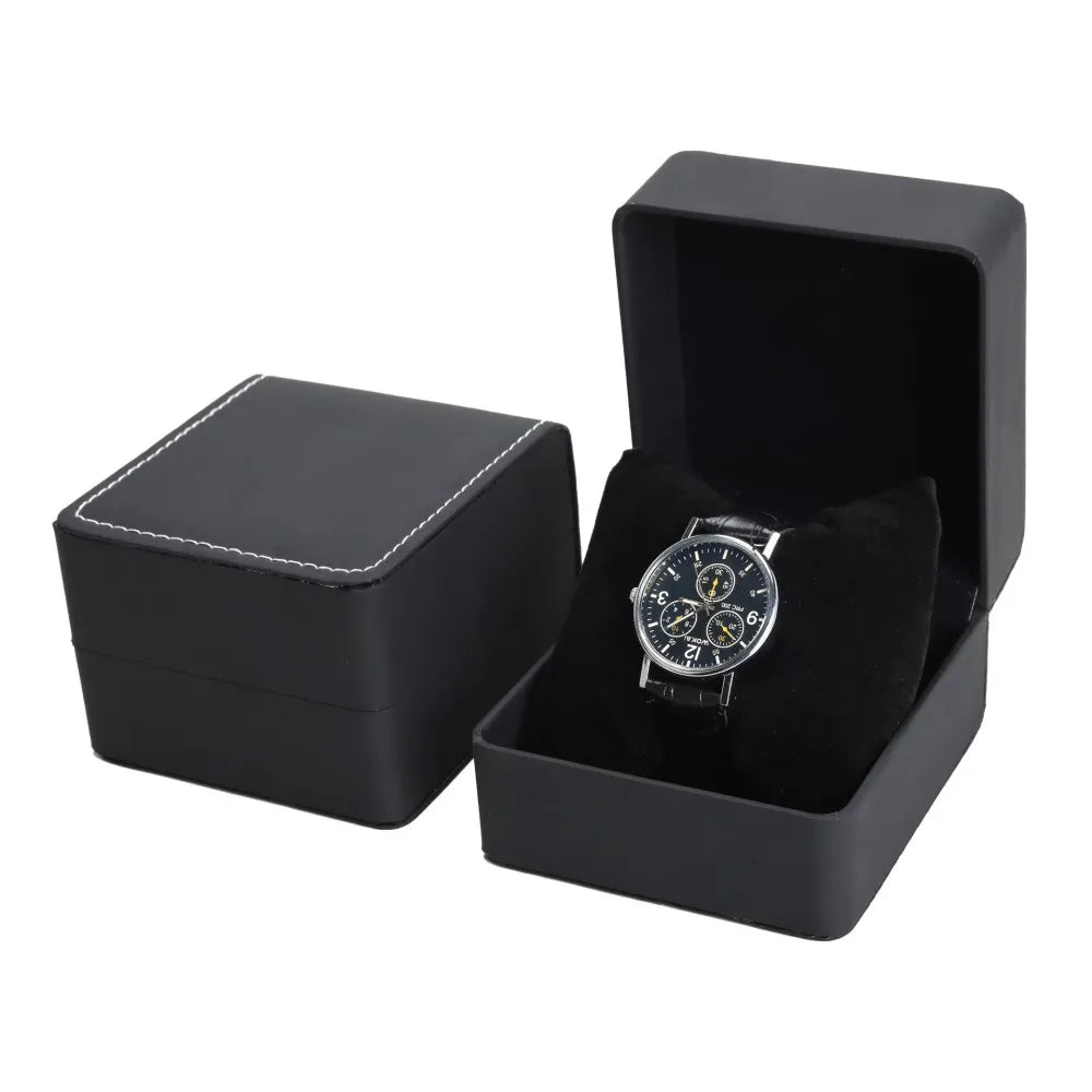 Black Box Leather for Bracelet or Watch