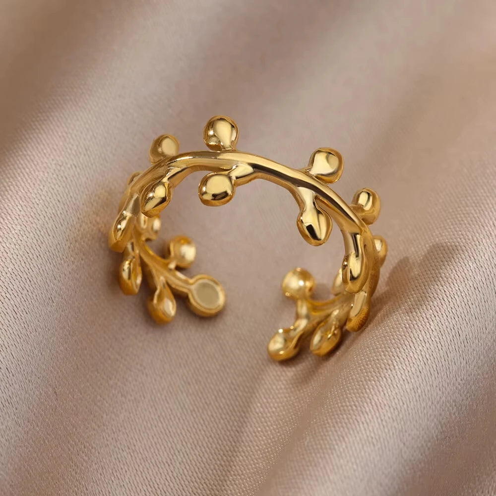 Zenat Zircon Geometric Evil Eye Adjustable Ring