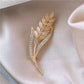 Zenat Sweet Flower Rhinestone Lapel Pin Brooch