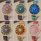 Zenat Watch Luxury Ladies Gift multicolors
