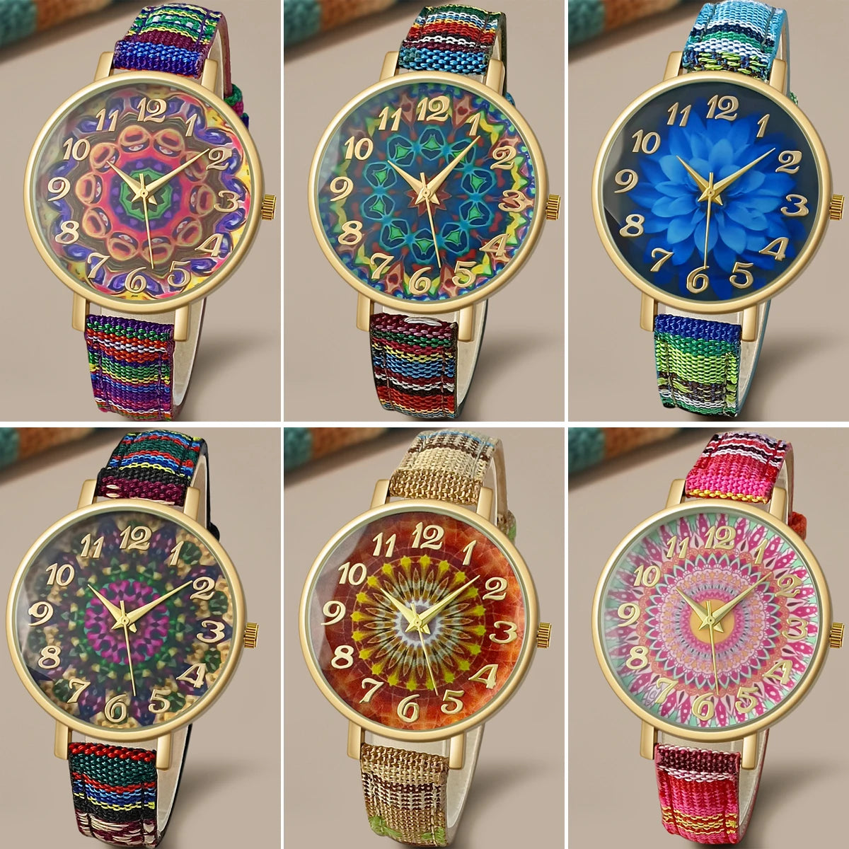 Zenat Watch Luxury Ladies Gift multicolors