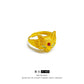Luxury 24K 9999 Pure Gold real gold Fox Ring Adjustable Women's Ring