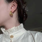 Zenat Big Hoop Earrings – Geometric Layered Luxury Drop