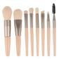 Zenat 8-Piece Premium Makeup Brush Set with Bag