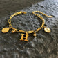 Named Letters 18K Gold-plated Stainless Steel Bracelet