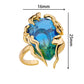 Zenat Zircon Flame Drop Adjustable Ring