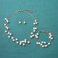 Zenat 4PC Rhinestone & Pearl Jewelry Set