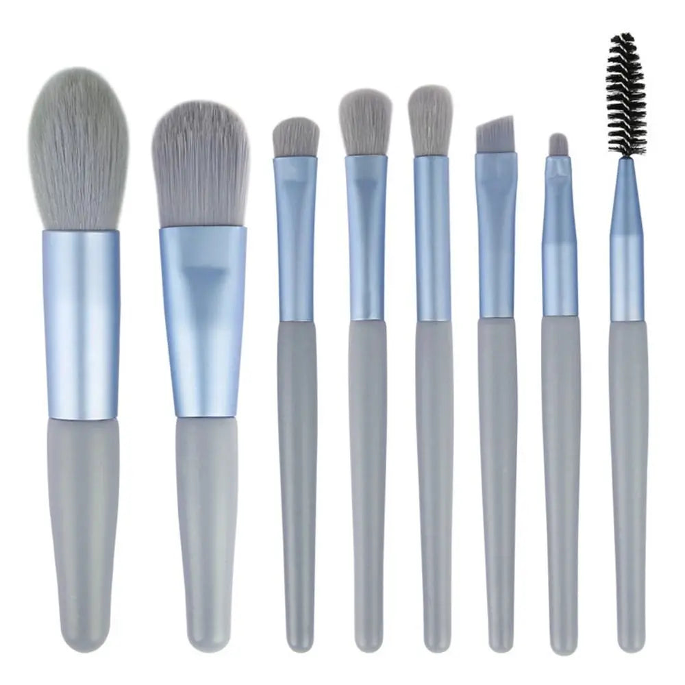 Zenat 8-Piece Premium Makeup Brush Set with Bag