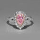 Zenat Pink Cubic Zirconia Ring for Women