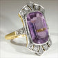 Zenat Colorful Green Cubic Zirconia Rings