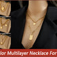 DIEYURO 316L Stainless Steel Golden 3in1 Crossover Snake Chain Necklace Bracelet For Womens New Fashion Waterproof Jewelry Set