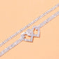 Zenat Dazzling Cubic Zirconia Chain Anklet