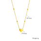 Zenat 316L Stainless Steel Golden Heart Chain Bracelets
