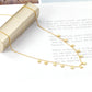 Zenat Golden Star Heart Bohemian Chain Necklace