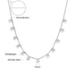 Zenat Golden Chains Necklaces Star Heart Stainless Steel