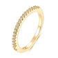 Luxury Female White Crystal Stone  Ring Irregular Zirconia Wedding Rings for Women Trendy Geometric Zircon Engagement Ring