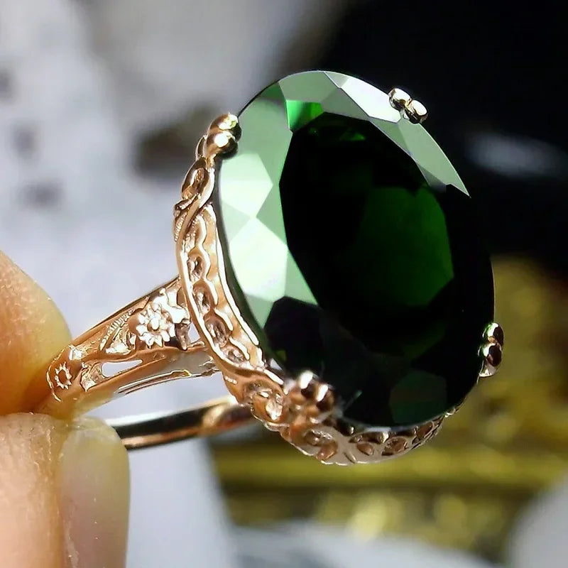 Zenat Sparkling Crystal Zircon Women's Ring