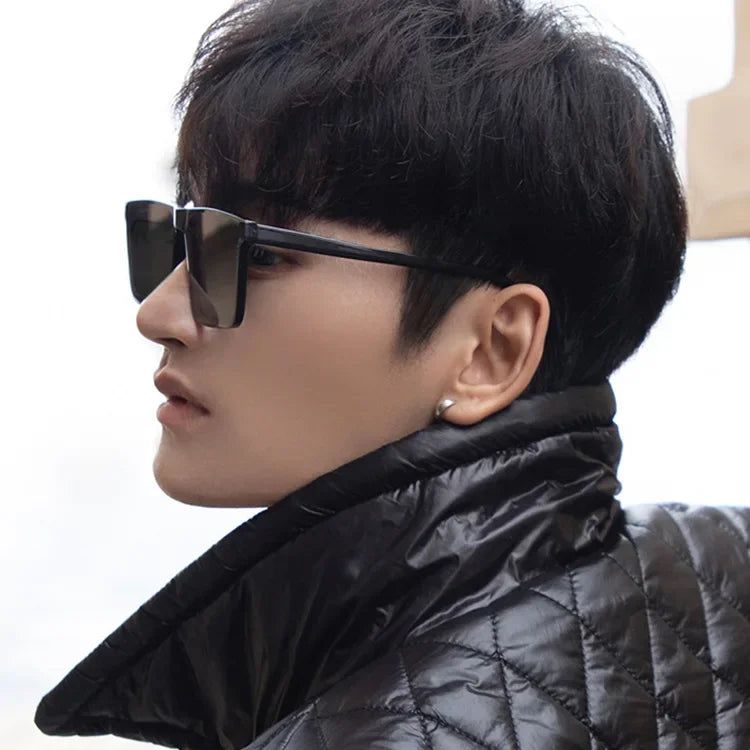 New Sunglasses Men's Driving Anti-UV Sunglasses Concave Shape Ladies Long Frame Sunglasses UV400 Gafas De Sol
