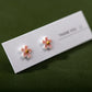 Zenat Handmade Multicolor Ceramic Flower Earrings