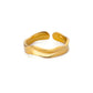 Zenat Zircon Geometric Evil Eye Adjustable Ring