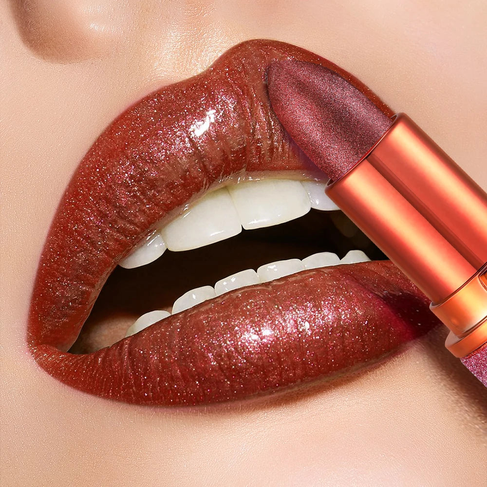 Zenat Rose Smoke Glossy Velvet Waterproof Lipstick
