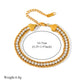Twisted Bracelet 18K Gold Plated Waterproof 316 Steel