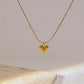 Zenat 316L Stainless Steel Love Necklace Set