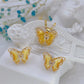 Zenat Cute Micro-Inlaid Butterfly Necklace & Earrings Set