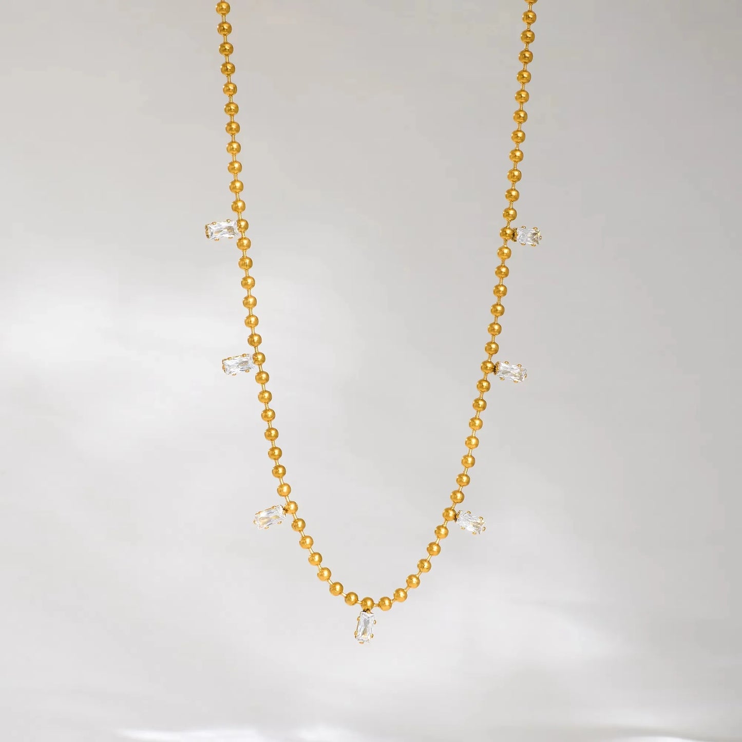 Zenat Tassel 18k Gold Plated Stainless Steel Tarnish Free